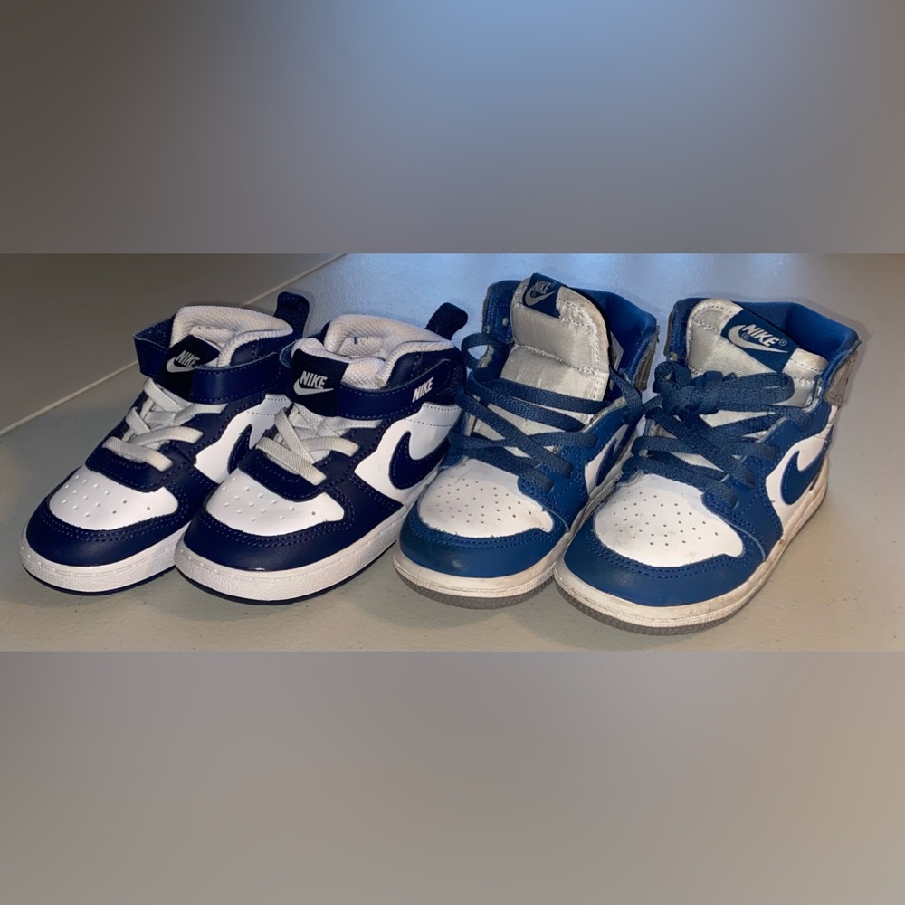 2 pairs Nike Sneakers size 7c & 8c